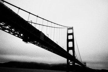 A moody moment at the Golden Gate Bridge - I haven't been back this close to the bridge in over 30 years.